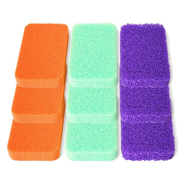 Lot de 9 éponges en mousse de silicone Silic’O Sponge Ultra