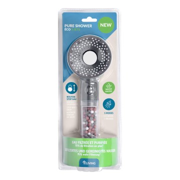 pack douche pure shower Eco 5 jets gris